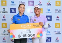 “กัญจน์”คว้าแชมป์”สิงห์ มาย คัลเลอร์”ที่เทรชเชอร์ฮิลล์ ชลบุรี