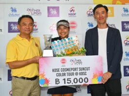 “นภัสวรรณ”คว้าแชมป์”คัลเลอร์ ทัวร”ที่กบินทร์บุรี