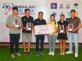 “ระวิประภา”นำทีมเอสเอที4 คว้าแชมป์ ไทย แอลพีจีเอ มาสเตอร์ส โปร-แอม