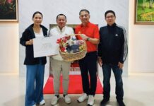 เมื่อวันที่ 10 มกราคม 2568 นายอานันต์ เผือกพิบูลย์ นายกสมาคมกีฬากอล์ฟอาชีพสตรี พร้อม โปรเปิ้ล-ษาริณี เล็กสุวรรณ เลขาธิการสมาคมฯ เข้าสวัสดีปีใหม่ นายชัยพงศ์ เวชมามณเฑียร ประธานบริหาร บริษัท PROWER