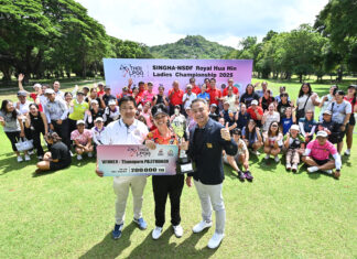 “ธนพร” คว้าแชมป์อาชีพแรกในรอบ 8 ปี”สิงห์-เอ็นเอสดีเอฟ” ที่หัวหิน