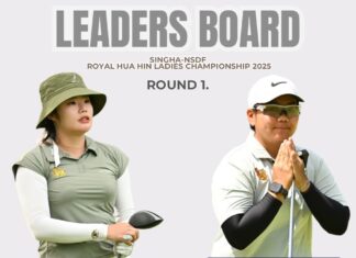 “อรกนก-เฌอมาลย์”ประเดิม 5 อันเดอร์นำร่วมรอบแรก”สิงห์-เอ็นเอสดีเอฟ” ที่หัวหิน