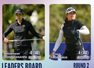 “พิสิฐขวัญ-แพรว” นำร่วมครึ่งทางสิงห์-เอสเอที ที่หัวหิน