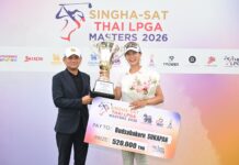 “โปรนุ๊ก-บุษบากร”นำม้วนเดียวจบ 7 อันเดอร์ คว้าเเชมป์ SINGHA-SAT THAI LPGA MASTERS 2026
