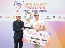 “โปรนุ๊ก-บุษบากร”นำม้วนเดียวจบ 7 อันเดอร์ คว้าเเชมป์ SINGHA-SAT THAI LPGA MASTERS 2026
